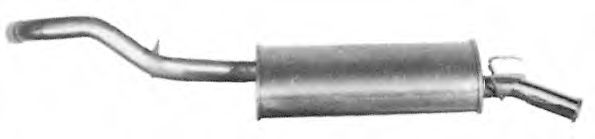 Глушитель выхлопных газов конечный TESH 230238