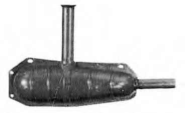 Глушитель выхлопных газов конечный WALKER 01572