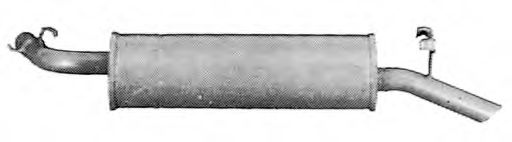Глушитель выхлопных газов конечный IMASAF 60.60.07