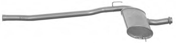 Средний глушитель выхлопных газов IMASAF 60.95.56