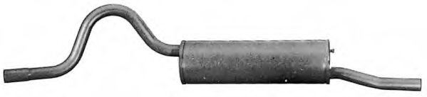 Глушитель выхлопных газов конечный WALKER 01848