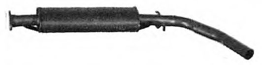 Средний глушитель выхлопных газов IMASAF 65.02.36