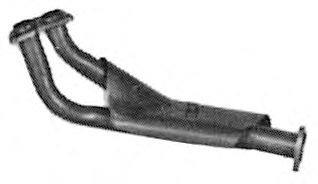 Труба выхлопного газа WALKER 02883