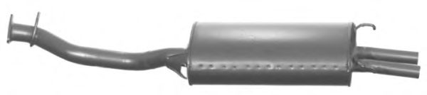 Глушитель выхлопных газов конечный IMASAF 654107