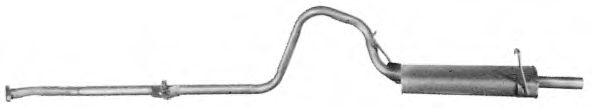 Глушитель выхлопных газов конечный TESH 270179