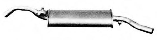 Глушитель выхлопных газов конечный IMASAF 71.30.07