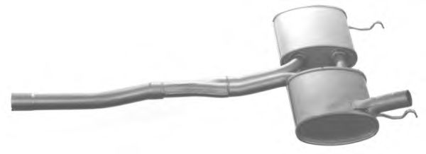 Средний глушитель выхлопных газов IMASAF 71.52.06