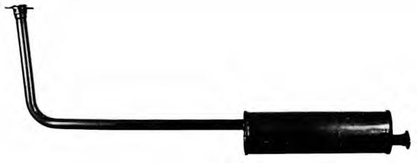 Средний глушитель выхлопных газов IMASAF DA.30.06