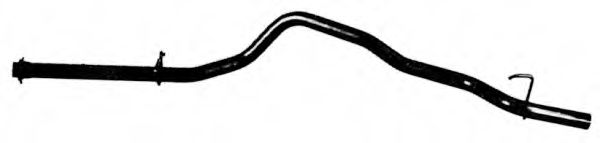 Труба выхлопного газа TESH 140052