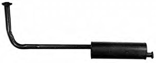 Средний глушитель выхлопных газов IMASAF DA.40.06