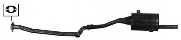 Глушитель выхлопных газов конечный WALKER 06363