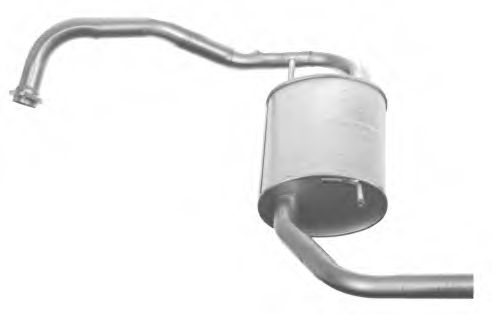 Глушитель выхлопных газов конечный WALKER 17953