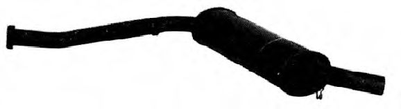 Предглушитель выхлопных газов WALKER 70460