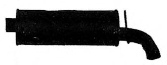 Глушитель выхлопных газов конечный IMASAF RN.77.07