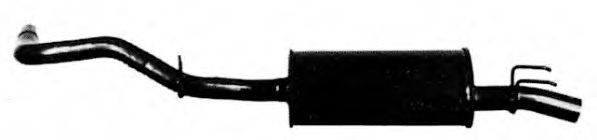 Глушитель выхлопных газов конечный WALKER 08474