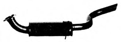 Глушитель выхлопных газов конечный BOSAL 210745