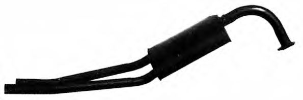 Средний глушитель выхлопных газов TESH 240228