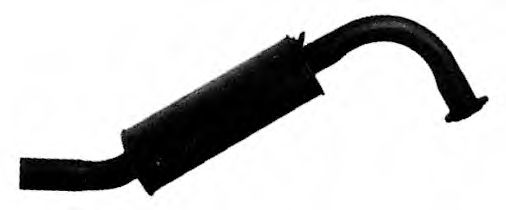 Средний глушитель выхлопных газов TESH 220208