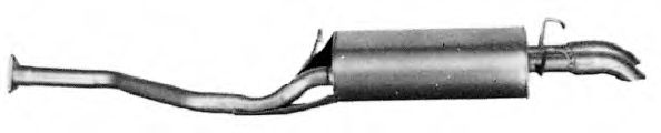 Глушитель выхлопных газов конечный TESH 250431