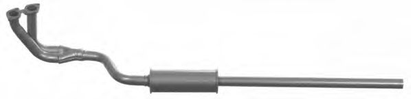 Предглушитель выхлопных газов IMASAF SB.13.03