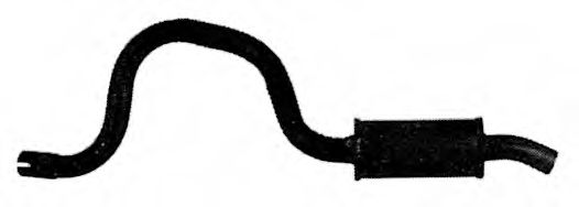 Глушитель выхлопных газов конечный IMASAF SM1707