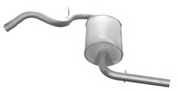 Глушитель выхлопных газов конечный IMASAF 28.17.07