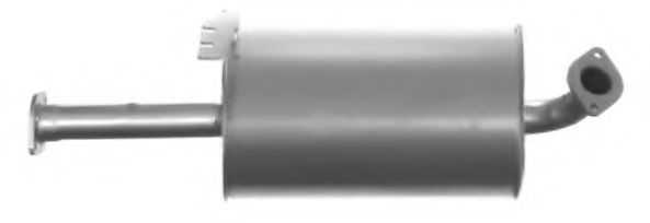 Средний глушитель выхлопных газов IMASAF 54.58.56
