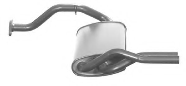 Глушитель выхлопных газов конечный IMASAF HO.25.07