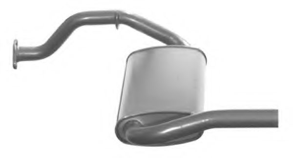 Глушитель выхлопных газов конечный IMASAF HO.27.07