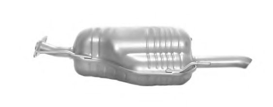 Глушитель выхлопных газов конечный WALKER 22358