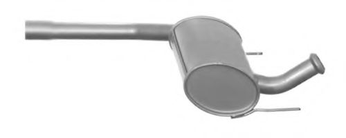 Средний глушитель выхлопных газов IMASAF 60.67.06