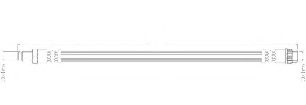 Тормозной шланг REMKAFLEX 6193