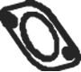 Прокладка, труба выхлопного газа DINEX 32803