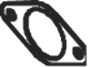Прокладка, труба выхлопного газа DINEX 32804