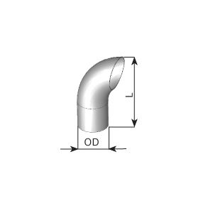 Труба выхлопного газа, универсальная DINEX 85639
