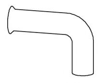 Труба выхлопного газа DINEX 18171