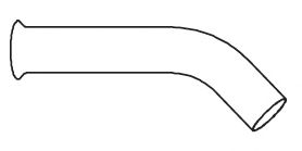 Труба выхлопного газа DINEX 44178