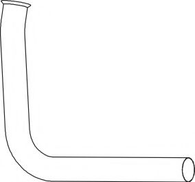 Труба выхлопного газа DINEX 64165