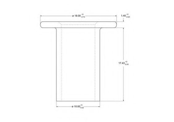 Заклепка, накладки барабанного тормоза ABEX 93074