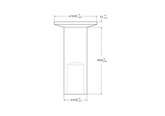 Заклепка, накладки барабанного тормоза ABEX 93283