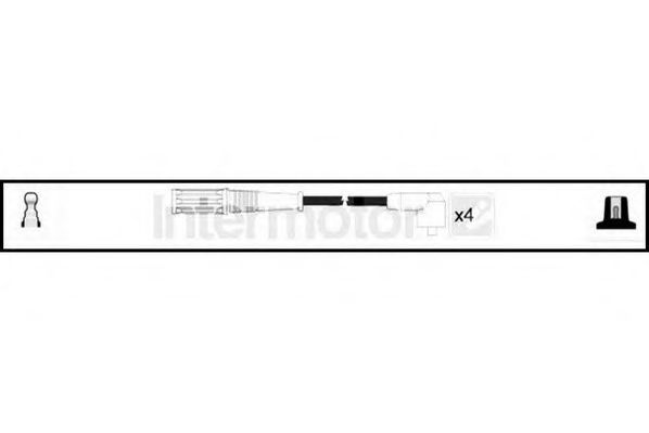 Комплект проводов зажигания STANDARD 73527