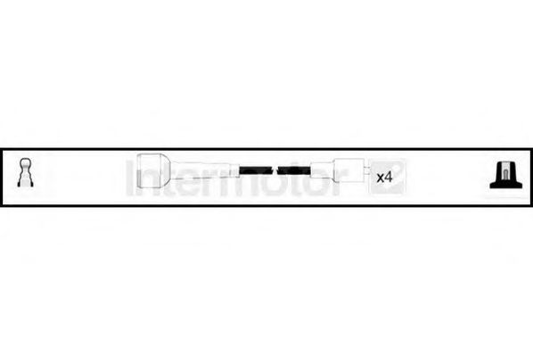 Комплект проводов зажигания STANDARD 73578