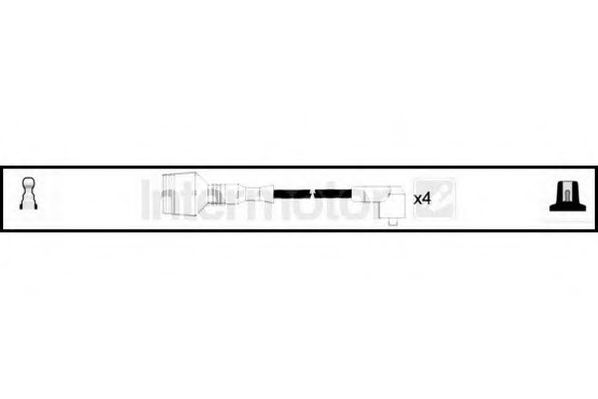 Комплект проводов зажигания STANDARD 73762