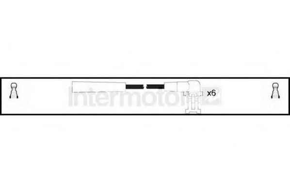 Комплект проводов зажигания STANDARD 76002