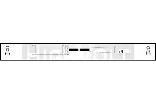 Комплект проводов зажигания STANDARD OEF791