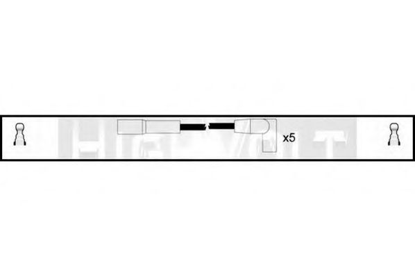 Комплект проводов зажигания STANDARD OEF020