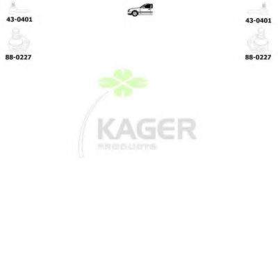 Подвеска колеса KAGER 800842