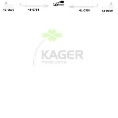 Подвеска колеса KAGER 801297