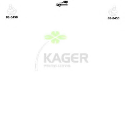 Подвеска колеса KAGER 801298