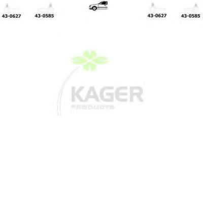 Подвеска колеса KAGER 801312